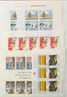 CEPT blokk és kisív tétel, ca. 140 db, közte portugál, francia, stb. + Svájc ENSZ ívek + Ciprus 1967...