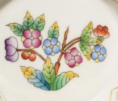 Herendi VBO mintás kínáló, inda fogókkal, jelzett, hibátlan, 14,5x11 cm