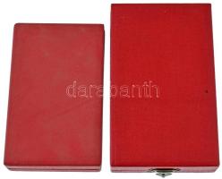 1964. "A Munka Érdemrend bronz fokozata" zománcozott bronz kitüntetés mellszalagon, miniat...