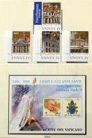 Vatikán gyűjtemény az 1991-2009 közötti időszakból falcmentes Lindner albumban tokkal, luxus minőség...