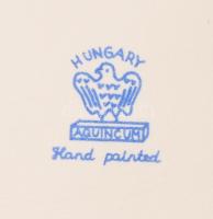 Aquincum csikós, kézzel festett, jelzett, hibátlan, m: 27,5 cm