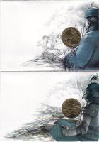 2001 Érmés lev. lap sor "Ifj. irodalom" 4x200Ft T:BU