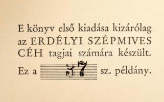 Áprily Lajos: Idahegyi pásztorok. Dráma egy felvonásban. Az Erdélyi Szépmíves Céh 37. kiadványa. Kol...