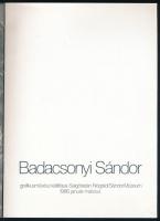 Badacsonyi Sándor grafikusművész kiállítása 1986. Kiadói papírkötés, jó állapotban