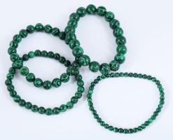 4 darab klf gyöngyös malachit karkötő