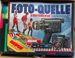 Sok régi német nyelvű fotóprospektus szép állapotban