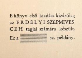 Kádár Imre: A fekete bárány. I-II. köt. Regény. Az Erdélyi Szépmíves Céh 41. kiadványa. Kolozsvár, 1...