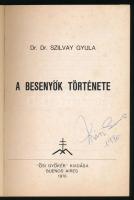Dr. Dr. Szilvay Gyula: A besenyők története. Buenos Aires, 1976, Ősi Gyökér. Kiadói papírkötés, kiss...
