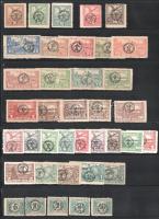 Debrecen II. 1919 38 db bélyeg Bodor vizsgálójellel