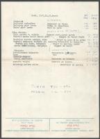 1947 Bp., Park Club étterem / Szövetséges Ellenőrző Bizottság Angol-Amerikai Katonai Missió Park Clu...