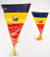 Román Szocialista Köztársaság (Republica Socialistă România) sportzászlók, különböző sportágak szöve...