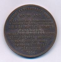 Románia 1906. "Alexandru Ioan Cuza herceg, román fejedelemségek trónjáról való lemondásának 40....