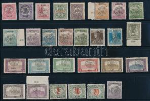 Kolozsvár 1919 28 db bélyeg Bodor vizsgálójellel