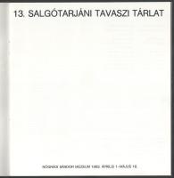 Kerekes László (szerk.): 13. Salgótarjáni tavaszi tárlat. 1983, Nógrádi Sándor Múzeum. Kiadói papírk...