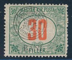 Kolozsvár 1919 Portó 30f Bodor vizsgálójellel