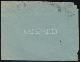 Kolozsvár 1920 Ajánlott levél 3 db megszállási bélyeggel "BISTRITA" Bodor vizsgálójellel