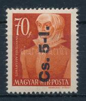 1946 Betűs Cs.5-I./70f fordított felülnyomással (25.000)