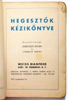 Hegesztők kézikönyve. Összeáll.: Kurovszky István, és Csurgay Árpád. Bp., 1937., Weiss Manfred Acél- és Fémművek, (Közlekedési-ny.), 135 p. Kiadói papírkötésben, kopott, foltos borítóval, kissé foltos lapokkal, a gerincen kis sérüléssel.