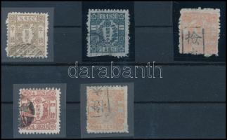 Japán 1872/1874 Mi 9-12 garancia nélkül (Mi EUR 230.-) (1S hibás, nincs számolva / faulty stamp, it is not included)