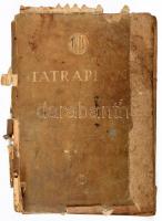 Tatraplan. Áramvonalas személygépkocsi. Üzemi utasítás érvényes a 70.877 gyártási számú gépkocsik sz...