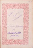 Laclos, Choderlos de: Veszedelmes viszonyok I-II. kötet egybekötve. XXV. számozott példány. Kiadói e...