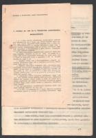 1939 Melléklet a 35/400/1939. számú körrendelethez. 1. Kivonat az 1939. évi IV. törvénycikk (zsidótörvény) rendelkezéseiből. Bp., 1939, Vitéz Fodor Árpád-ny., 8 p. Hozzátűzve: 1939 "Felhívás az Ujpesti Árpád Közkörház valamennyi alkalmazottjához" gépelt irat, benne a zsidótörvény kórházi dolgozókra vonatkozó utasításaival, ...stb., 5 p.
