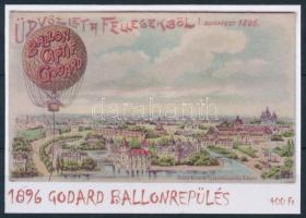 2004 Godard ballonrepülés emlékív sorszám nélkül