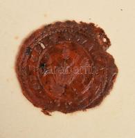 1855-1867 Vegyes okmány tétel, rajtuk okmánybélyegekkel, az egyik viaszpecsétes: 2 db 6 kr.,4 db 15 ...