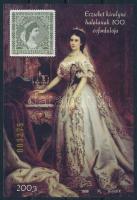 1998/7 Erzsébet királyné halálának 100. évfordulója emlékív (5.000)