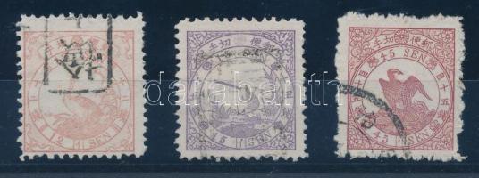 Japán 1875 Mi 25-27 R! garancia nélkül (min. Mi EUR 820.-)
