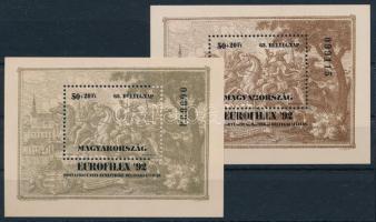 1992 Bélyegnap (65.) - Eurofilex blokk + eltérő színű blokk (19.000)