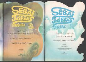 Csukás István - Cakó Ferenc: Sebaj Tóbiás történetek 1. és 3. köt. Bp., 1985-1986, Idegenforgalmi Pr...
