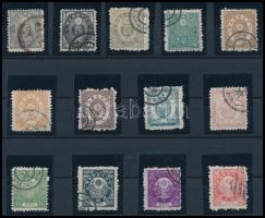 Japán 1876/1889 Mi 40-52 garancia nélkül (min. Mi EUR 2.000.-)