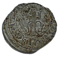 1383. Denár Ag "Mária" (0,46g) T:XF,VF, peremhiány Hungary 1383. Denar Ag "Maria" (0,46g) C:XF,VF, missing edge Huszár: 566., Unger I.: 442.f