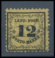 Német államok - Baden 1862 Mi 3 x olvashatatlan bélyegzéssel, garancia nélkül (Mi EUR 25.000,-)