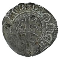 1383. Denár Ag "Mária" (0,52g) T:VF, kitörés, patina Hungary 1383. Denar Ag "Maria" (0,52g) C:VF, crack, patina Huszár: 566., Unger I.: 442.i