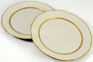 Herendi Hadik mintás 2 darab tál. Jelzett, kopott, d: 25,5 cm