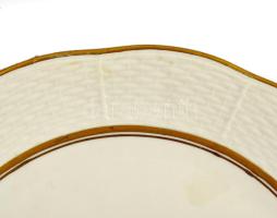 Herendi Hadik mintás 2 darab tál. Jelzett, kopott, d: 25,5 cm