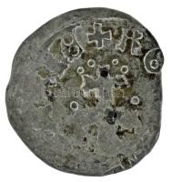 1373-1382 "szerecsenfejes" Denár Ag "I. Nagy Lajos" (0,52g) T:VF,F, patina Hungary 1373-1382 Denar Ag "Louis I" (0,52g) C:VF,F, patina Huszár: 547., Unger I.: 432.h