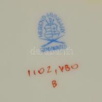 Herendi Viktória mintás percsenyés kínálótál. Jelzett, kopással, 38,5x28,5 cm