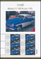 2025 Wartburg 312 1000 De Luxe / 1963. megszemélyesített hatos kisív dísztokban