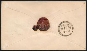 ~1867 5kr díjjegyes boríték "POZSONY" - Wien 1867 PS-cover "POZSONY" - Wien