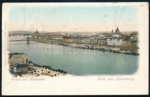 1900.márc.18. Képeslap 2 db 1kr + felezett 1kr tarifahelyes bérmentesítéssel, az osztrák posta nem f...