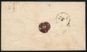 ~1867 5kr levélen "SZENITZ" - Rust 1867 5kr on cover "SZENITZ" - Rust