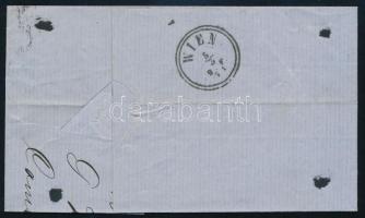 ~1871 5kr levélen "RÉV-KOMÁROM" - "WIEN" 1871 5kr on cover "RÉV-KOMÁROM&quo...