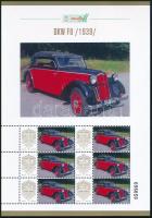 2025 DKW F8 (1939) megszemélyesített hatos kisív dísztokban