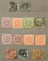 Német államok 100 db bélyeg kis berakóban