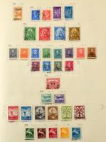 Magyar gyűjtemény 1871-1944 blokkok nélkül, jobb kiadásokkal, értékekkel, benne portó és Hivatalos, ...