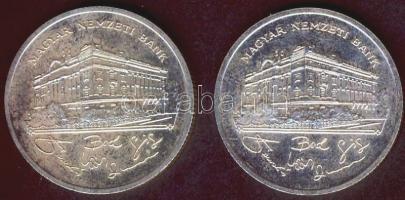 1992. 200Ft Ag "MNB" (2x) T:BU,2