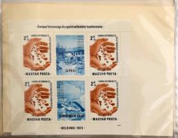 Kb. 60 magyar blokk a 70-es évekből 50 férőhelyes Abria levélberakóban